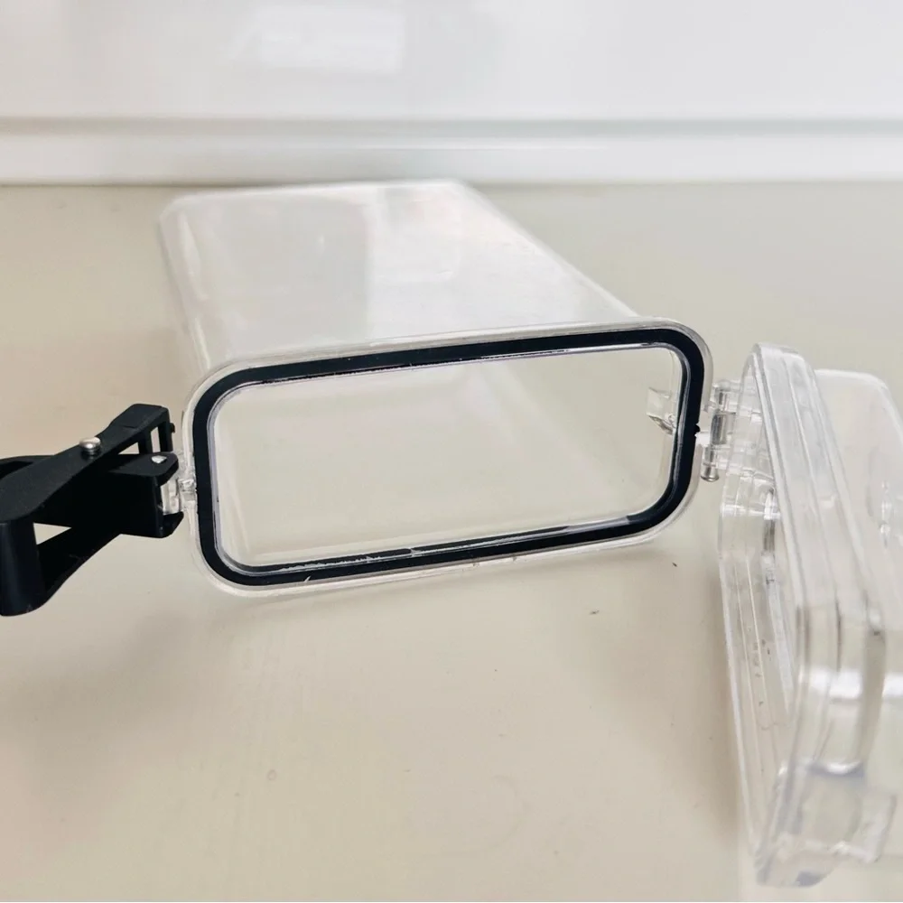 TRUE UTILITY Clear Airtight Storage Container Case Keep Phone & Cigarette Dry!